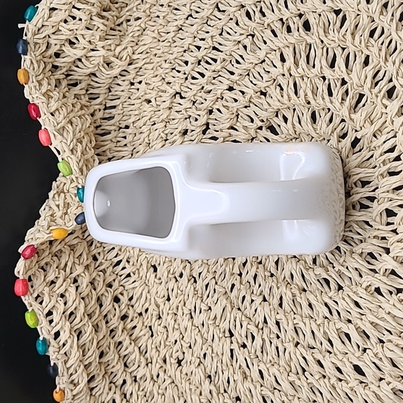 FIESTAWARE HLC Vintage White Mini Disc Pitcher 2012 Sticker Still Attached - Picture 4 of 5